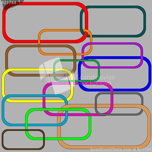 Image of chain in colors