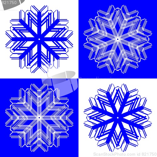 Image of snow flakes 2