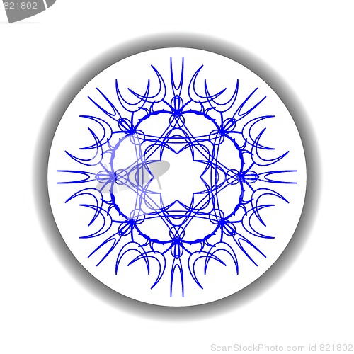 Image of snow flake medallion 2