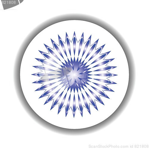 Image of snow flake medallion 7