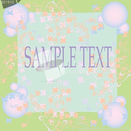 Image of floral card with space for text