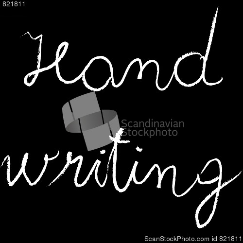 Image of hand writing