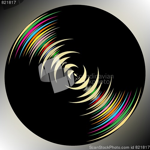 Image of dark circle background