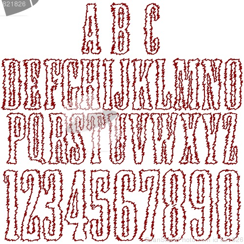 Image of alphabet abstract letters