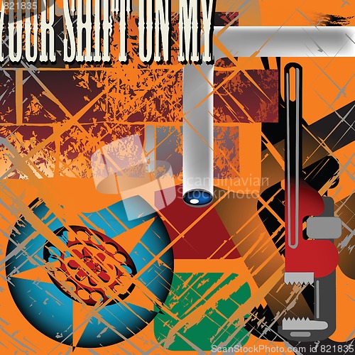 Image of grunge layout
