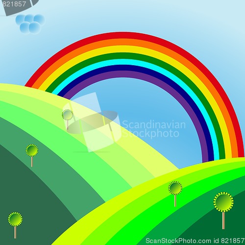 Image of retro landscape