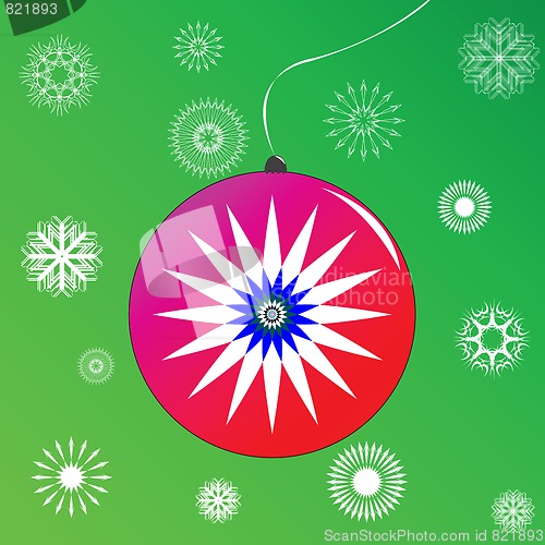 Image of christmas red globe