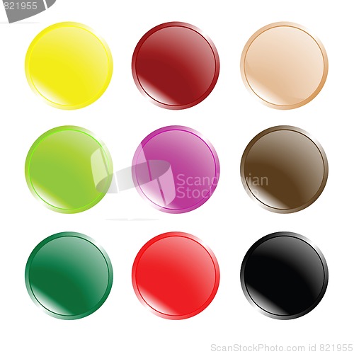 Image of futuristic web buttons 2