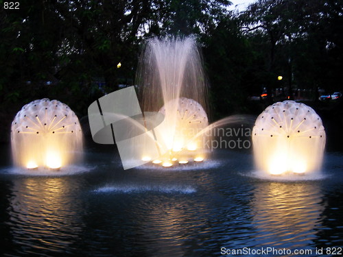 Image of Urban Fountains. Chiang Mai. Thailand