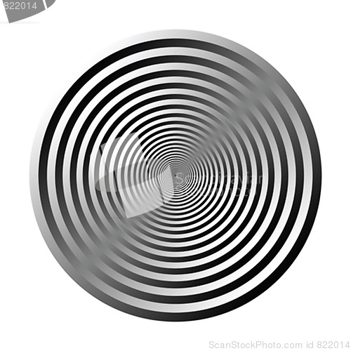 Image of abstract circles isolated on white