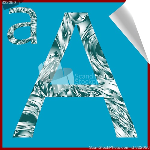 Image of alphabet letter A
