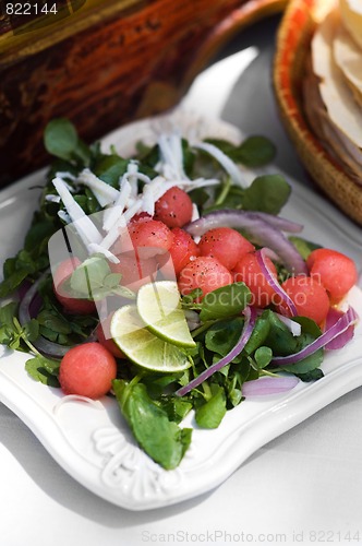 Image of Colorful Watermelon Salad