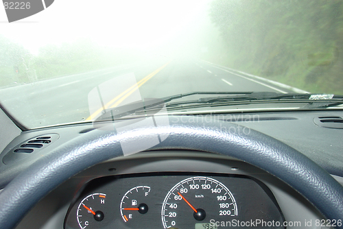Image of driving in a fog