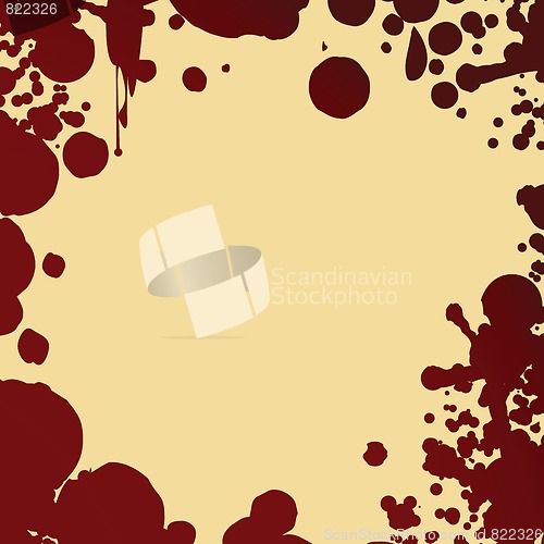 Image of blood splash pattern