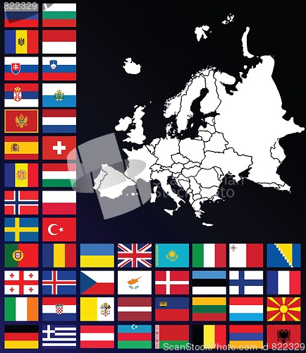 Image of  map of Europe