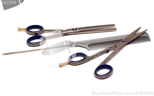 Image of Hairdressing tools