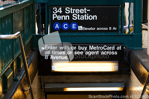Image of New York subway