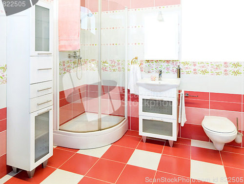 Image of Pink bathroom