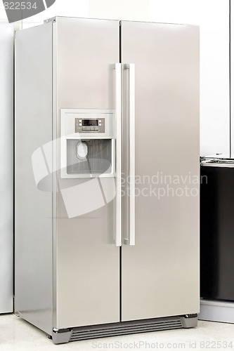 Image of Silver fridge