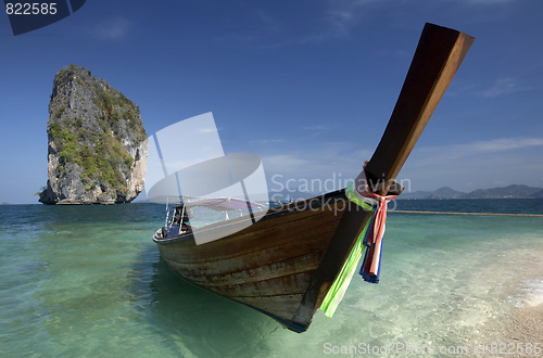 Image of   Long tail boat in Thailand