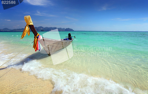 Image of  Long tail boat in Thailand