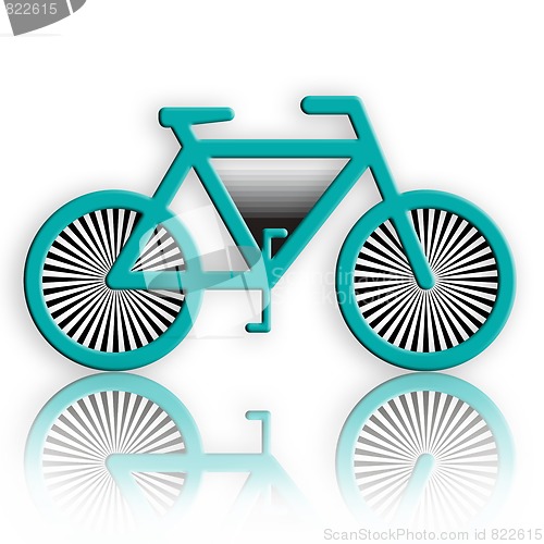 Image of Abstract Bicycle