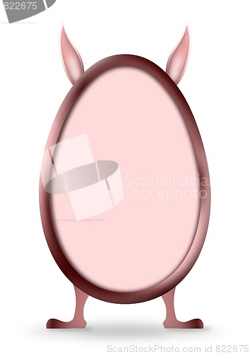 Image of Easter Egg bunny Frame