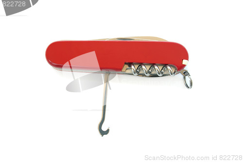 Image of red penknife