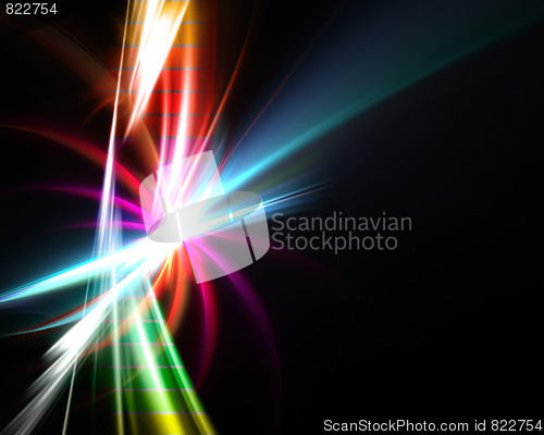 Image of Rainbow Abstract Fractal
