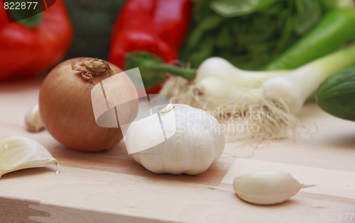 Image of Onion and garlic