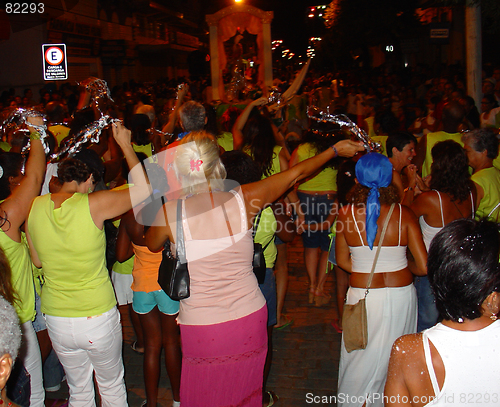 Image of carnival in a small city in RIo de Janeiro