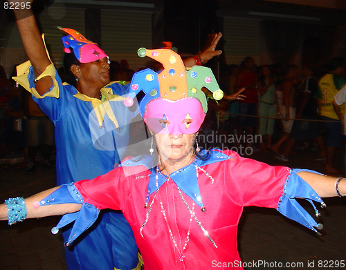 Image of carnival in a small city in RIo de Janeiro