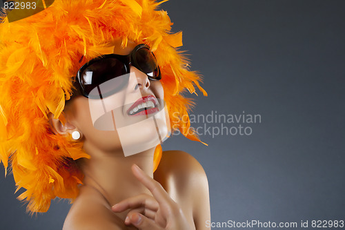 Image of carnival woman