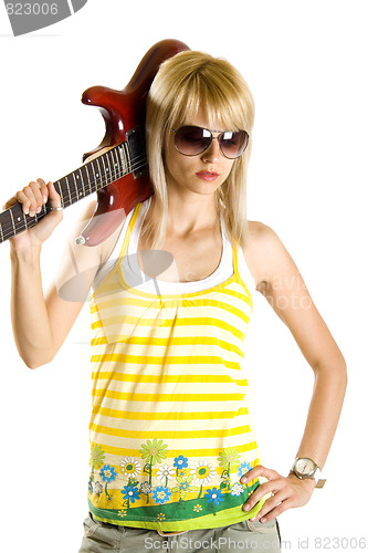 Image of woman guitarist