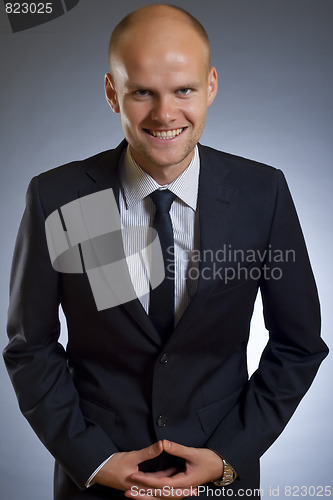Image of young confident businessman