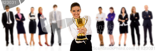 Image of winning businessteam