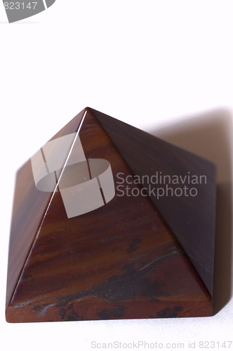 Image of tiger-eye pyramid