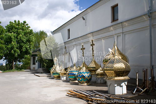 Image of shining cupolas