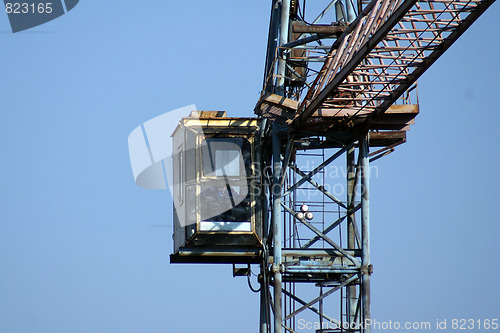 Image of Tower crane cabin