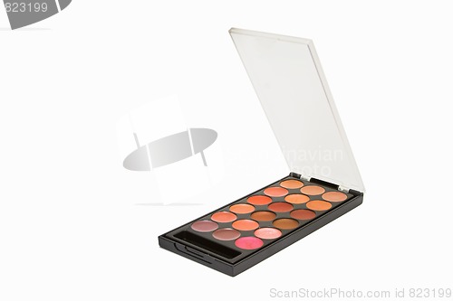 Image of eyeshadow box isolated 