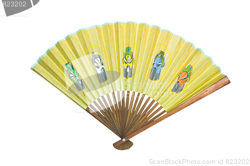 Image of asian fan isolated 