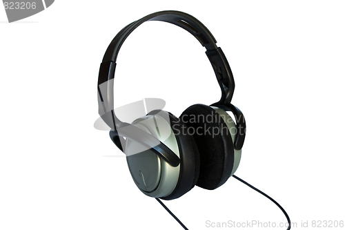 Image of headphones isolated