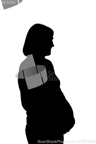 Image of Pregnant Lady In The Shadow