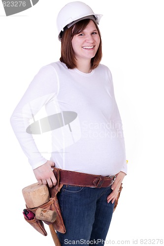 Image of Pregnant Construction Worker