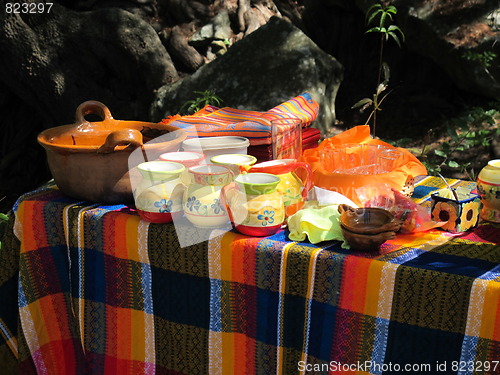 Image of Colorful picnic