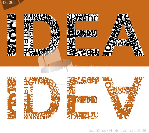 Image of IDEA typographic