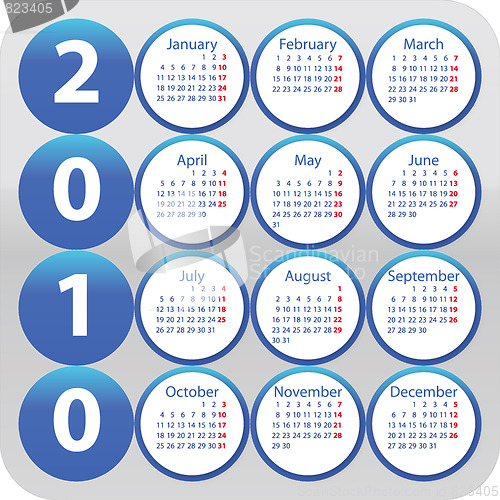 Image of Rounded calendar