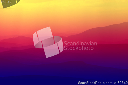 Image of MOUNTAIN SUNDOWN