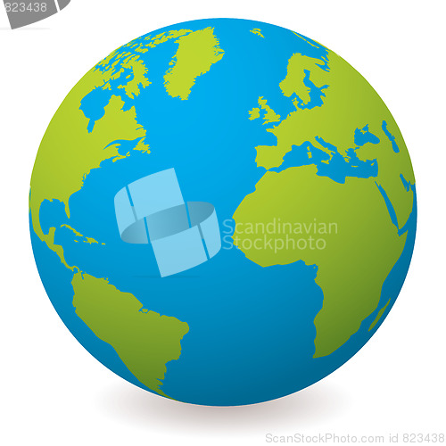 Image of natural earth globe