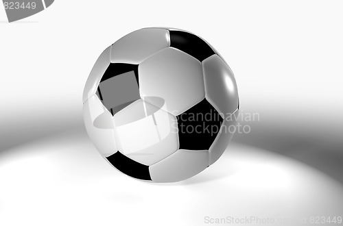 Image of football white background